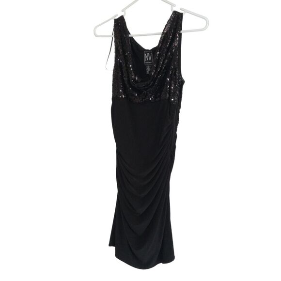 Night Way Collections RN 53048 Black Gown Size 4 - Picture 1 of 8